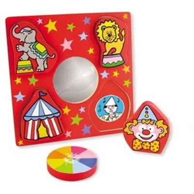 Puzzle Encastrement Cirque avec Miroir pour Bébé